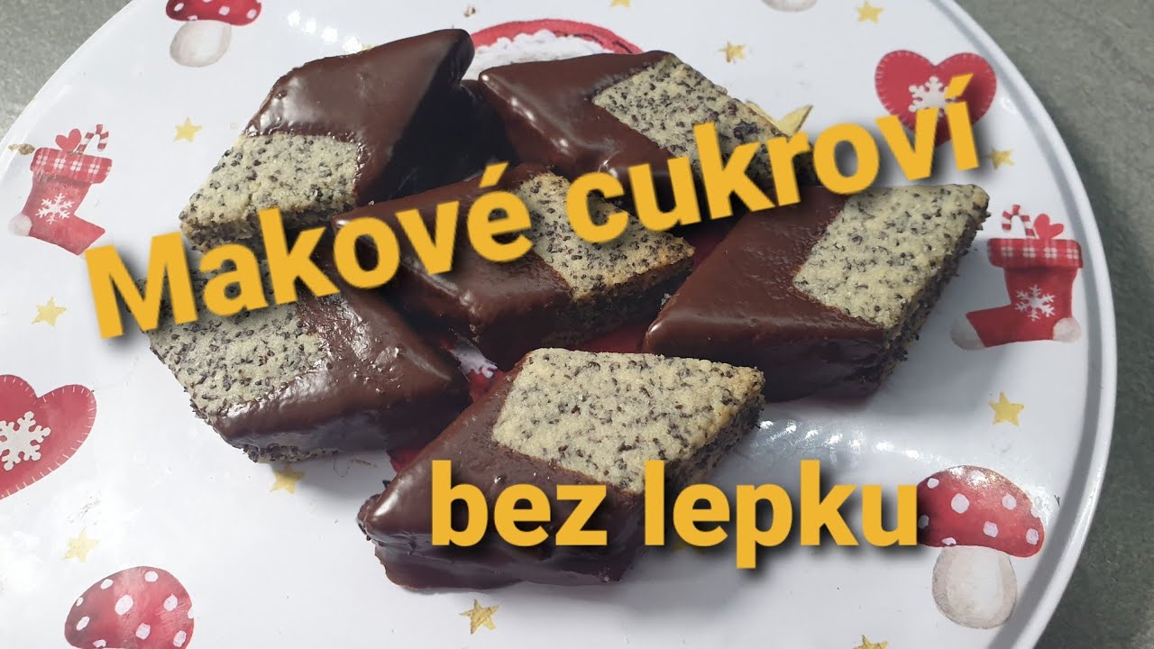 Makové cukroví bez lepku 😉 Vánoční cukroví bez lepku 👌Rychlé a výborné cukroví nejen na vánoce