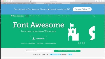 How to use Font Awesome in Adobe Muse.