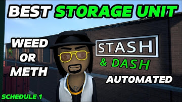 Best Stash and Dash Storage Unit Setup Schedule 1 Tips Tricks #schedule1 #gamingshorts #gamingtips
