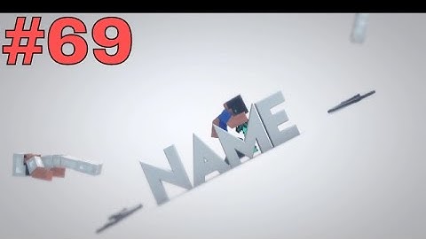 FREE INTRO TEMPLATE #69 xD: CHILL HIPHOP/RAP MINECRAFT INTRO (AFTER EFFECTS & C4D)