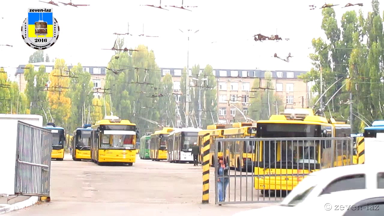 Київський тролейбус- Місце проживання 13.10.2016 / Kyiv trolleybus- Location of residing 10/13/2016