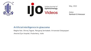 Artificial intelligence in glaucoma