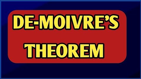 NDA maths classes||DE-MOIVRE