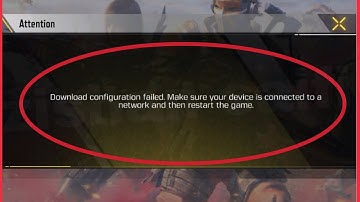 Call of Duty Mobile Fix Download configuration failed. Make sure your device connected network 2022