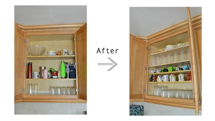 Rental Kitchen Update: How to Convert existing Cabinets into Open Shelving  • Grillo Designs