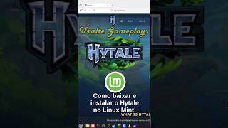 Como baixar e instalar o Hytale no Linux Mint! #hytale #linuxmint #tutorial