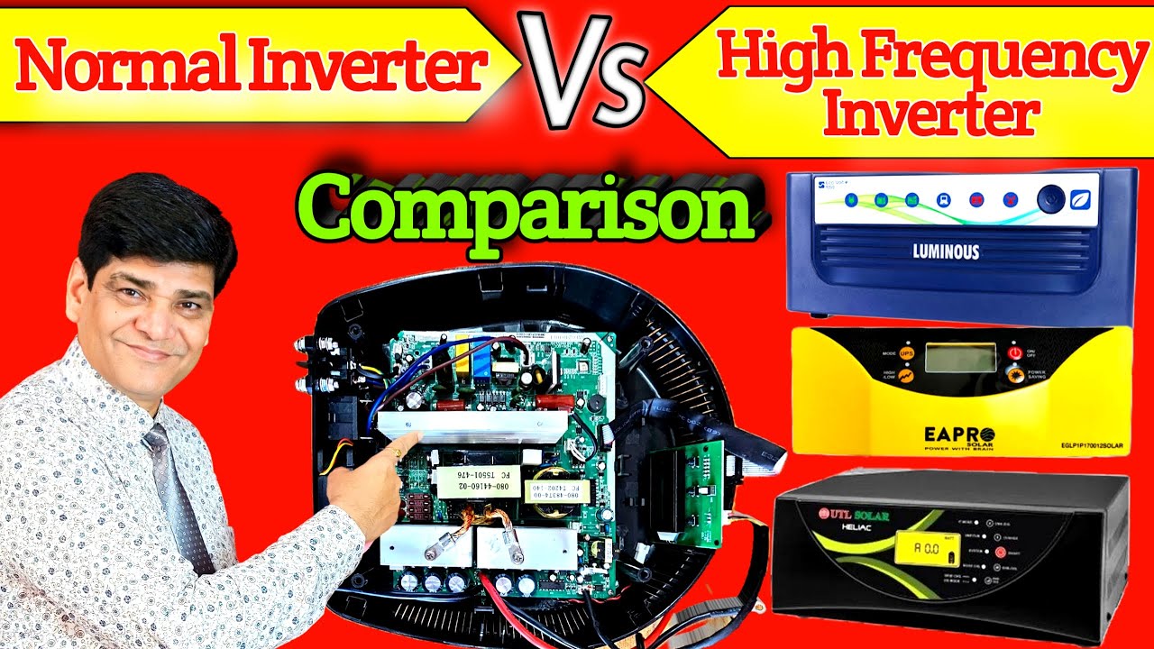 1000 watt high Frequency inverter and normal inverter testing - YouTube