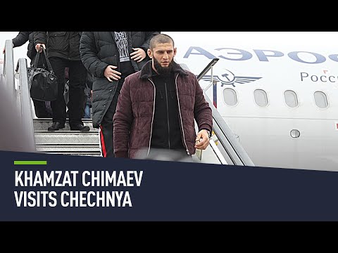 Khamzat Chimaev visits his native Chechen Republic