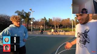 OMG PURE BUCKETS!!! Adin Ross Pulled Up On Me   1v1 Basketball!