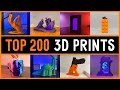 Top 200 best 3d prints with satisfying timelapse  recap 2023