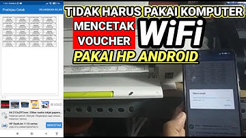 Cara mencetak voucher Hotspot WiFi pake HP #MIKHMON