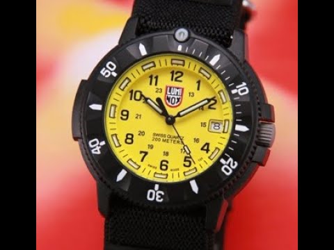 Luminox Navy Seal Yellow Dial 3000 Series Watch (read description ...