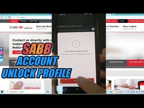 How to Unlock Profile in SABB Account and Forgot Password