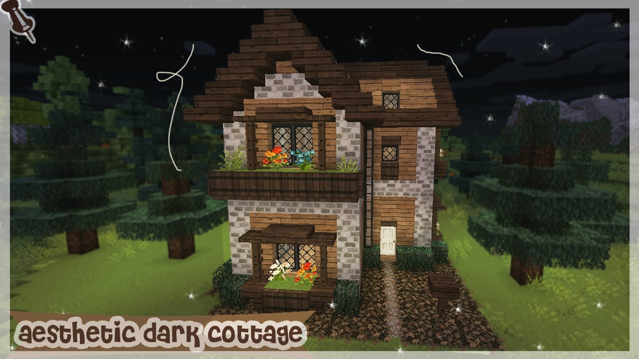 Casa estilo cabana aesthetic (aesthetic cottagecore house) - Minecraft ...