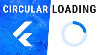 Flutter CircularProgressIndicator Widget