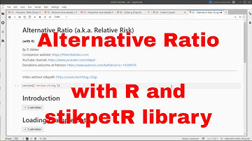 R - Alternative Ratio with stikpetR