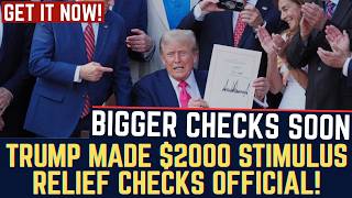 Trump Made $2000 Stimulus Checks Official! Now It's About Time | Midterm Surprise or Real Relief?