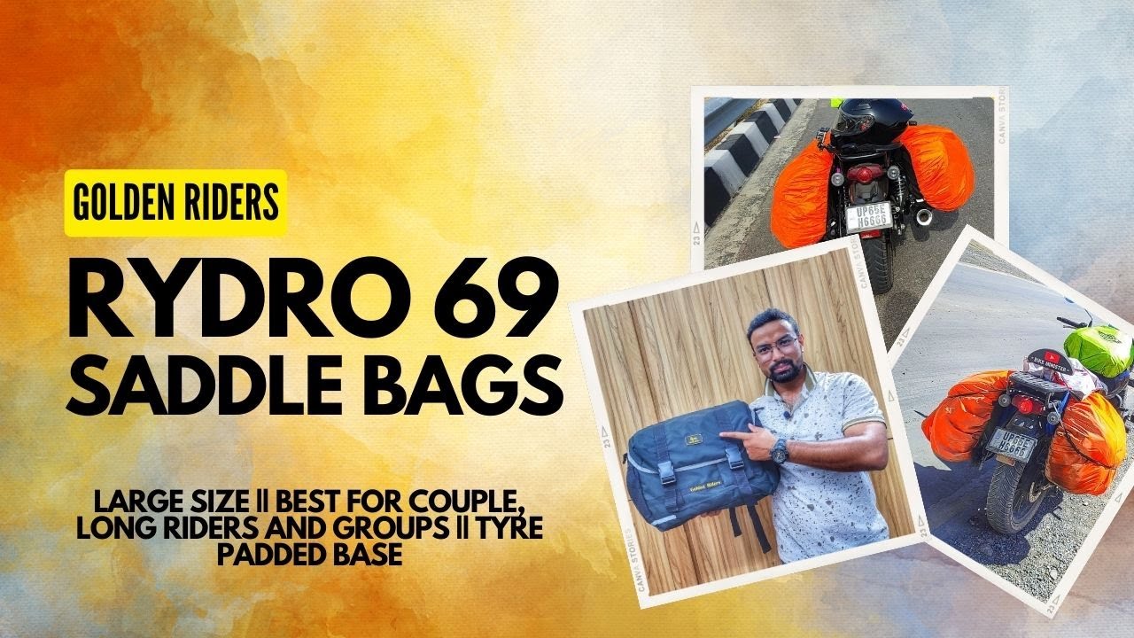 Golden Riders Rydro 69 Saddle Bag Best Saddle Bag For Long Trip