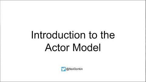 An introduction to the actor model for software developers