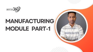 Manufacturing process in ACCU360 #erp  Part-1 , ERP for Manufacturing process | manufacturing ERP