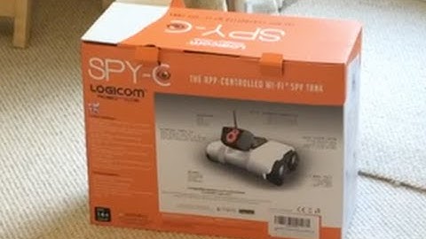 Unboxing Logicom SPY-C Roving WiFi Video Camera "Tractor" :-)