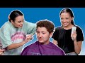 WE GAVE OUR COUSIN A HAIRCUT - Merrell Twins