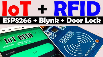 ESP8266 RFID based Remote Access Door Lock, RFID and IoT, RFID IoT, smart lock