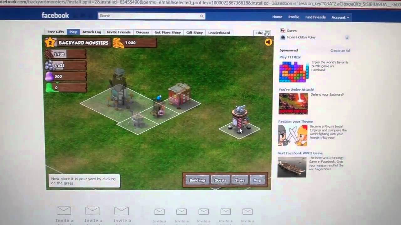 Thetoffman Reviews Facebook Games Backyard Monsters Youtube