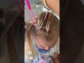 HAIR FUN 🫐✨ what’s the weirdest thing you’ve added for a fun hairstyle🤣🥰 my girls get so excited