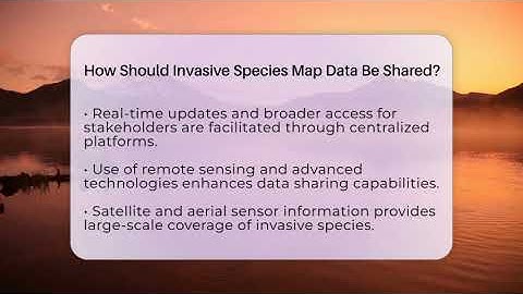 How Should Invasive Species Map Data Be Shared? - Ecosystem Essentials