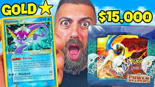 Does This $15,000 Pokemon Box Have a GOLD STAR Card Inside!?