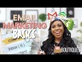 3 EMAIL CAMPAIGNS EVERY ONLINE BUSINESS NEEDS | EMAIL MARKETING BASICS FOR BOUTIQUES