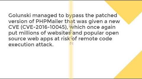 RCE Flaws Found in SwiftMailer, PhpMailer and ZendMail | CR Risk Advisory