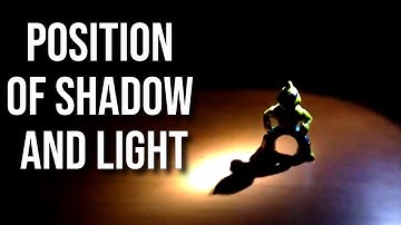 How Size and Position of Shadow depends on direction and position of Light source Science Experiment