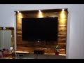 DIY- PAINEL DE PALLET PARA TV  - TV PALLET PANEL