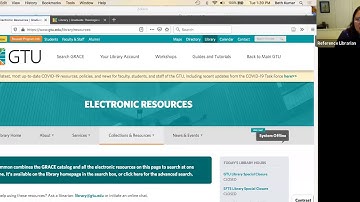 GTU Library: Spring 2021 Orientation