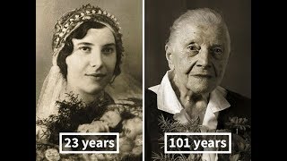 Then and Now Photos Show People as Young Adults and at 100 Years Old