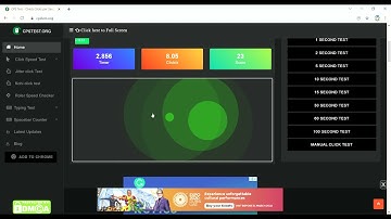 CPS Test   Check Clicks per Second   Google Chrome 2022 01 12 16 28 24