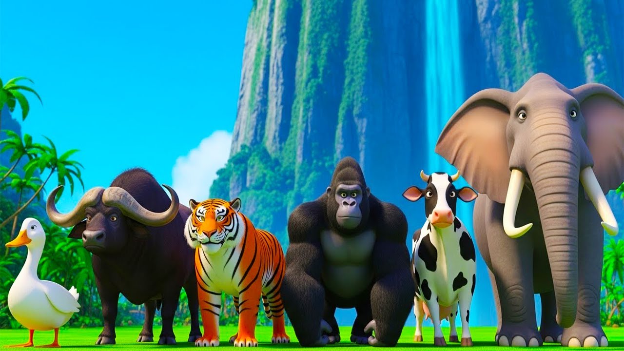 Where Is Mommy? A Baby animal’s Adventure finding family 3D animation.
