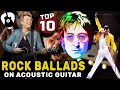 TOP 10 Mejores Baladas De La Historia Del Rock en Guitarra Acústica