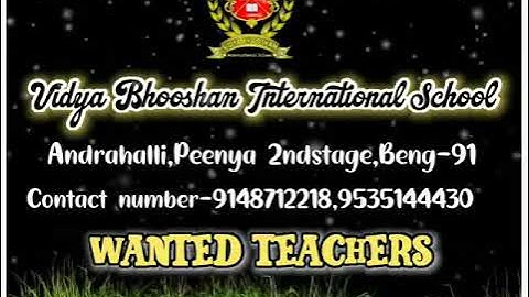 Wanted.teachers immediately..call for more details