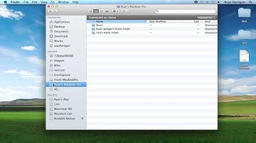 Setup a File Sharing Connection Between Two Macs