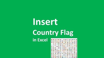 Insert Country flags in Excel
