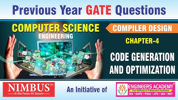 Previous Year GATE Questions | Computer Science Engineering | Compiler Design  | Qns- 14 | Ch-4