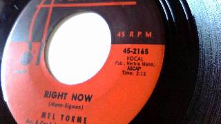 Video thumbnail of "right now - mel torme - atlantic 1962"