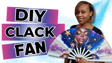 How to Sublimate and Assemble a Clack Fan | Easy Step-by-Step Tutorial
