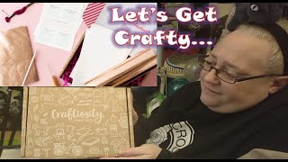 Craftiosity - January 2023 - The Handstitched Journal Kit Unboxing - Monthly Craft Subscription Box
