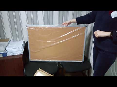 Распаковка доски Buromax (пробковая 60 х 90 см) из Rozetka