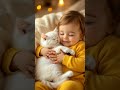 One Hug Can Fix Everything #baby #cat #cartoon #kitten