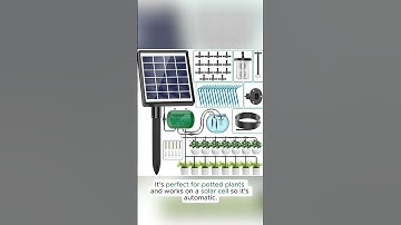 2024 Latest Drip Irrigation Kit for Potted Plants Solar System